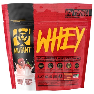 Mutant - Mutant Whey, Strawberry Cream - 2270g produktbillede