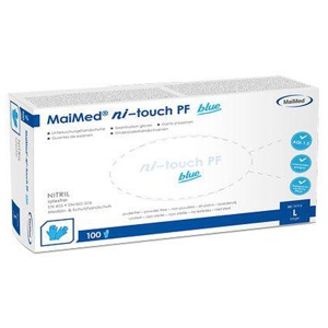 MYCLEAN ni-touch blue PF Handsch.Nitril unst.Gr.L Produktbild