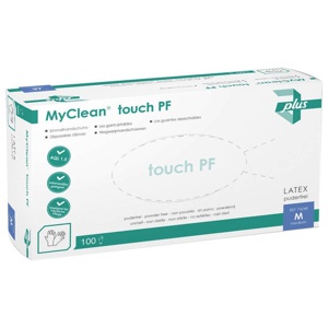 MYCLEAN touch PF Handsch.unsteril Latex Gr.M Produktbild