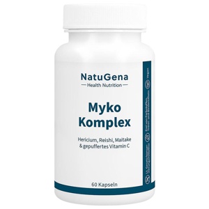 Myko-Komplex Reishi + Maitake + Vitamin C Kapseln, 60 St Kapseln Produktbild