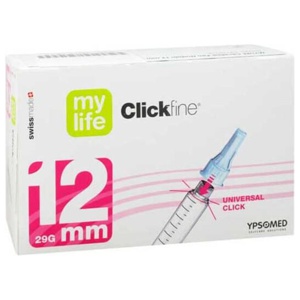 Mylife Clickfine Kanülen 12 mm, 100 St Kanüle Produktbild