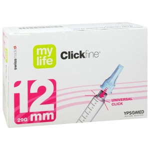 MYLIFE Clickfine Pen-Nadeln 12 mm 100 St Kanüle Produktbild