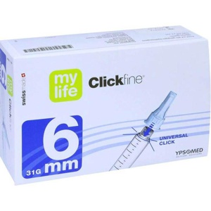MYLIFE Clickfine Pen-Nadeln 31 G 6 mm Produktbild