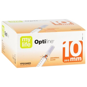 MYLIFE Optifine Pen-Nadeln 10 mm 100 St Kanüle Produktbild