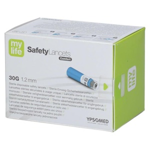 MYLIFE SafetyLancets Comfort Sicherheitsnadeln 100 St Lanzetten Produktbild