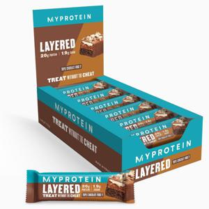 MyProtein Layered Protein Bar Triple Chocolate Fudge 12x60g produkt bild