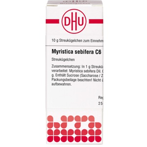 MYRISTICA SEBIFERA C 6 Globuli Produktbild
