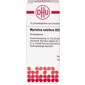 MYRISTICA SEBIFERA D 200 Globuli Produktbild