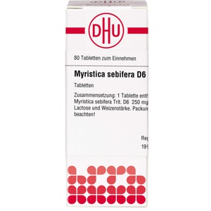 MYRISTICA SEBIFERA D 6 Tabletten Produktbild