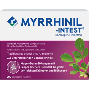 MYRRHINIL INTEST überzogene Tabletten Produktbild