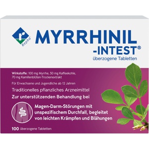 MYRRHINIL INTEST überzogene Tabletten Produktbild