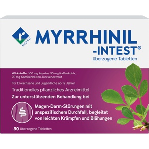 MYRRHINIL INTEST überzogene Tabletten Produktbild