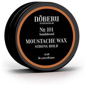Nõberu Stockholm Moustache Wax - Strong Hold Sandalwood 25 ml produktbillede