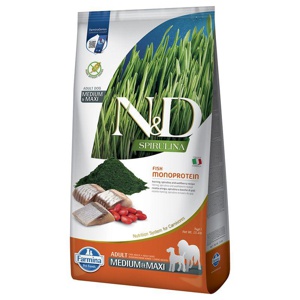 N&D Dog Spirulina Adult Medium/Maxi mit Hering Produktbild
