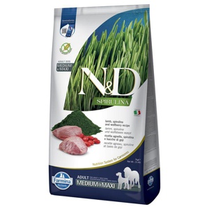 N&D Dog Spirulina Adult Medium/Maxi mit Lamm Produktbild