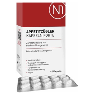 N1 Appetitzügler Kapseln forte Produktbild