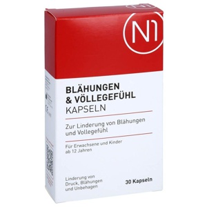 N1 Blähungen & Völlegefühl Kapseln Produktbild