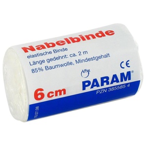 NABELBINDE 6 cm m.Band m.Cellophan Produktbild