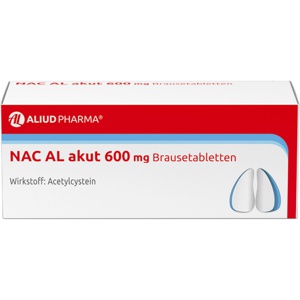 NAC AL akut 600 mg Brausetabletten Produktbild