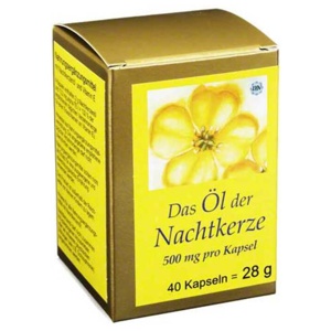 Nachtkerze Öl Kapseln 500 mg, 40 St Kapseln Produktbild