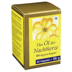 Nachtkerze Öl Kapseln 500 mg, 80 St Kapseln Produktbild