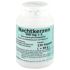 NACHTKERZEN 500 mg+E Kapseln Produktbild