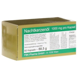 Nachtkerzenöl 1000 60 Stück Produktbild