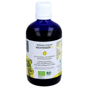 Nachtkerzenöl Bio, 100 ml Öl Produktbild