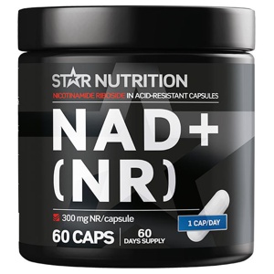 NAD+ (NR) 300 mg 60 kapslar produkt bild