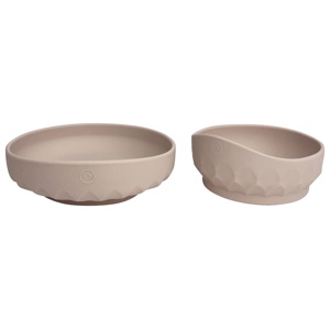 Najell Baby plate and bowl set - Dune Beige produkt bild