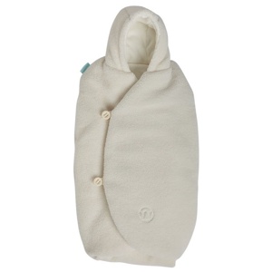 Najell babyoverall teddy white produkt bild