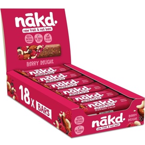 Nakd. Raw Fruit & Nut Bars Berry Delight 18x35g product image