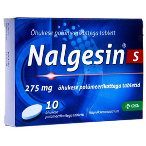 Nalgesin s 275mg tabletid n10 toote pilt