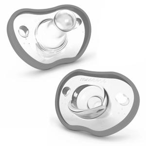 Nanobébé Flexy Napp Silikon 0-3 mån Grå 2 st produkt bild