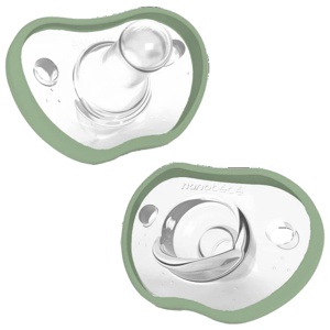 Nanobébé Flexy Napp Silikon 0-3 mån Ljusgrön 2 st produkt bild