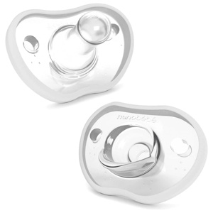 Nanobébé Flexy Napp Silikon 0-3 mån Vit 2 st produkt bild