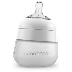 Nanobébé Flexy Silikonflaska vit 150 ml produkt bild