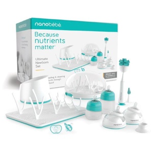 Nanobébé Ultimate Newborn Set Matning & Rengöring Turkos 1 st produkt bild