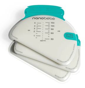 Nanobébé Bröstmjölkspåsar 50 st produkt bild