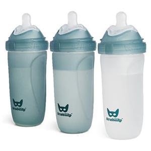 Nappflaskor Blå 320 ml 3 pack produkt bild