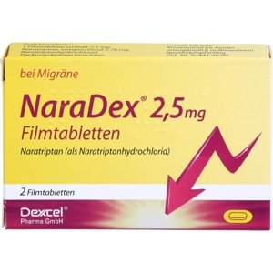 NARADEX 2,5 mg Filmtabletten Produktbild