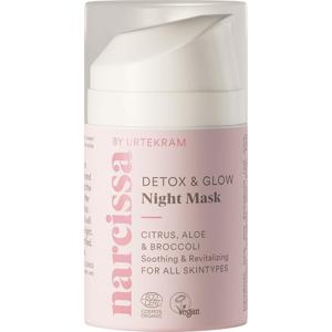 Urtekram Narcissa Detox Glow Night Mask 50 ml produkt bild