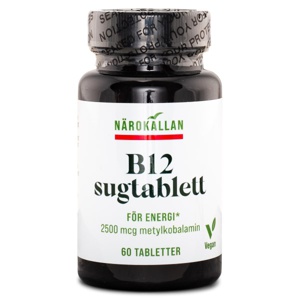 Närokällan B12 Sugetablett 60 sugetabletter produktbillede