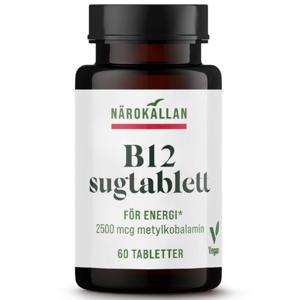 Närokällan B12 Sugtablett, 60 sugtabletter produkt bild
