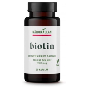 Närokällan Biotin 5000 mcg 90 kapslar produkt bild