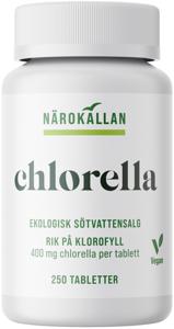 Närokällan Chlorella 250 tabletter produkt bild