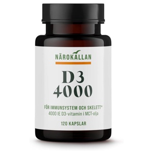 Närokällan D3 4000 IE 120 kapslar produkt bild