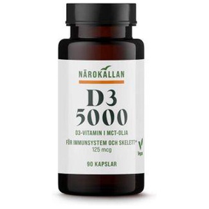 Närokällan D3 5000 Vegan 90 kapslar produkt bild