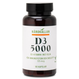 Närokällan D3 5000 Vegan 90 kapsler produktbillede