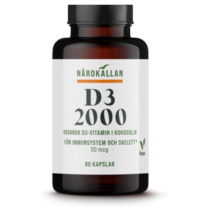 D3 2000 Vegan 90 kapslar produkt bild